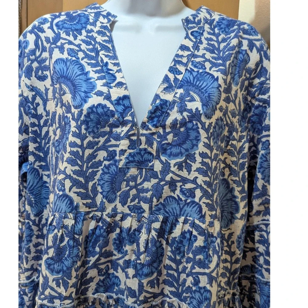Gingy Rye Dress Blue Lagoon From The Fennerton Collection Babydoll‎ Dress Size L